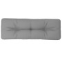 Cojín para sofá de palets tela gris 120x40x12 cm by , Cushions for chairs and sofas - Ref: Foro24-360624, Price: 32,57 €, Dis...