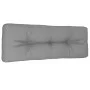 Cojín para sofá de palets tela gris 120x40x12 cm by , Cushions for chairs and sofas - Ref: Foro24-360624, Price: 32,32 €, Dis...