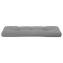 Cojín para sofá de palets tela gris 120x40x12 cm by , Cushions for chairs and sofas - Ref: Foro24-360624, Price: 32,32 €, Dis...