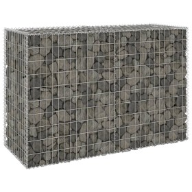 Muro de gaviones con cubiertas acero galvanizado 150x60x100 cm