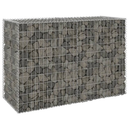 Muro de gaviones con cubiertas acero galvanizado 150x60x100 cm de vidaXL, Paneles de vallas - Ref: Foro24-147814, Precio: 101...
