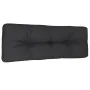 Kissen für Palettensofa aus schwarzem Stoff 120x40x12 cm von , Kissen für Stühle und Sofas - Ref: Foro24-360630, Preis: 36,43...