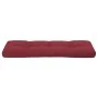 Cojín para sofá de palets de tela rojo tinto 120x40x12 cm by , Cushions for chairs and sofas - Ref: Foro24-360632, Price: 32,...
