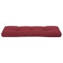 Cojín para sofá de palets de tela rojo tinto 120x40x12 cm by , Cushions for chairs and sofas - Ref: Foro24-360632, Price: 32,...