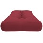 Cojín para sofá de palets de tela rojo tinto 120x40x12 cm by , Cushions for chairs and sofas - Ref: Foro24-360632, Price: 32,...