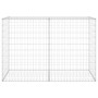 Muro de gaviones con cubiertas acero galvanizado 150x60x100 cm de vidaXL, Paneles de vallas - Ref: Foro24-147814, Precio: 101...