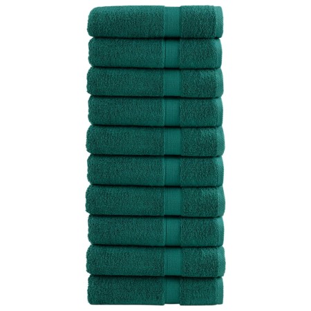 Duschhandtücher SOLUND 10 Stück grün 70x140 cm 600 g/m² von , Handtücher - Ref: Foro24-137334, Preis: 111,93 €, Rabatt: %