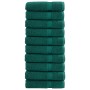 Toallas de ducha SOLUND 10 unidades verde 70x140 cm 600 gsm by , Towels - Ref: Foro24-137334, Price: 111,93 €, Discount: %