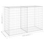 Muro de gaviones con cubiertas acero galvanizado 150x60x100 cm de vidaXL, Paneles de vallas - Ref: Foro24-147814, Precio: 101...