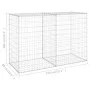 Muro de gaviones con cubiertas acero galvanizado 150x60x100 cm de vidaXL, Paneles de vallas - Ref: Foro24-147814, Precio: 99,...