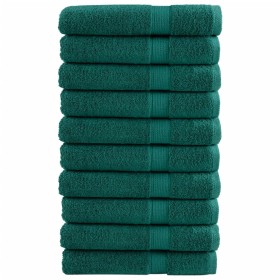 Premium-Handtücher SOLUND, 10 Stück, grün, 100x200 cm, 600 g/m². von , Handtücher - Ref: Foro24-137343, Preis: 209,43 €, Raba...