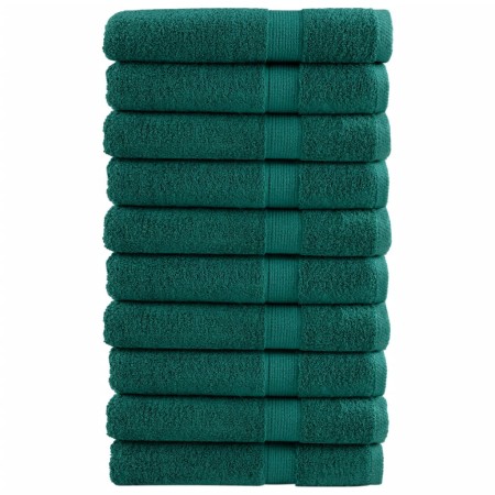 Premium-Handtücher SOLUND, 10 Stück, grün, 100x200 cm, 600 g/m². von , Handtücher - Ref: Foro24-137343, Preis: 212,97 €, Raba...