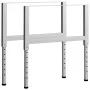 Werkbankstruktur 2 Stk. Metall 85x(69-95,5)cm grau von vidaXL, Tischbeine - Ref: Foro24-147934, Preis: 68,96 €, Rabatt: %