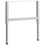 Workbench structure 2 pcs metal 85x(69-95.5)cm gray by vidaXL, Table legs - Ref: Foro24-147934, Price: 65,01 €, Discount: %