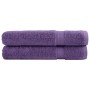 Toallas de sauna SOLUND 2 unidades morado 80x200 cm 600 gsm | Foro24.es | Tu tienda online para hogar, jardín y más Foro24.es