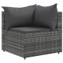 Gartensofa-Set und Kissen, 10-teilig, aus grauem Kunststoff-Rattan. von , Gartensets - Ref: Foro24-3308346, Preis: 687,63 €, ...