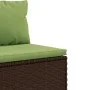 Set de sofás de jardín 10 pzas y cojines ratán sintético marrón by , Garden sets - Ref: Foro24-3308350, Price: 751,87 €, Disc...