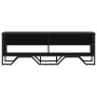 Mueble de TV madera de ingeniería negro 122x34x41 cm von , TV-Möbel - Ref: Foro24-848569, Preis: 61,76 €, Rabatt: %