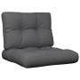 Cojines para palets 2 unidades tela gris antracita von , Kissen für Stühle und Sofas - Ref: Foro24-360645, Preis: 42,99 €, Ra...