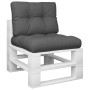 Cojines para palets 2 unidades tela gris antracita von , Kissen für Stühle und Sofas - Ref: Foro24-360645, Preis: 42,99 €, Ra...