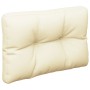 Cojines para sofá de palets 2 unidades tela crema by , Cushions for chairs and sofas - Ref: Foro24-360647, Price: 41,12 €, Di...