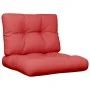 Cojines para palets 2 unidades tela rojo by , Cushions for chairs and sofas - Ref: Foro24-360651, Price: 30,53 €, Discount: %
