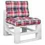 Cojines para palets 2 unidades tela a cuadros rojos by , Cushions for chairs and sofas - Ref: Foro24-360658, Price: 35,85 €, ...