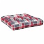 Cojines para palets 2 unidades tela a cuadros rojos von , Kissen für Stühle und Sofas - Ref: Foro24-360658, Preis: 36,54 €, R...