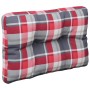 Cojines para palets 2 unidades tela a cuadros rojos von , Kissen für Stühle und Sofas - Ref: Foro24-360658, Preis: 36,54 €, R...