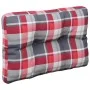 Cojines para palets 2 unidades tela a cuadros rojos by , Cushions for chairs and sofas - Ref: Foro24-360658, Price: 35,85 €, ...