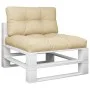 Palettenkissen, 2 Stück, beige Stoff von , Kissen für Stühle und Sofas - Ref: Foro24-360714, Preis: 62,04 €, Rabatt: %