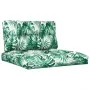 Cojines para palets 2 unidades tela estampado de hojas by , Cushions for chairs and sofas - Ref: Foro24-360723, Price: 57,87 ...