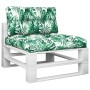 Palettenkissen, 2 Stück, Blattmuster-Stoff von , Kissen für Stühle und Sofas - Ref: Foro24-360723, Preis: 68,86 €, Rabatt: %