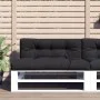 Palettenkissen, 2 Stück, schwarzer Stoff von , Kissen für Stühle und Sofas - Ref: Foro24-360740, Preis: 111,36 €, Rabatt: %