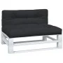 Cojines para palets 2 unidades tela negro de , Cojines para sillas y sofás - Ref: Foro24-360740, Precio: 110,73 €, Descuento: %
