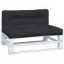 Palettenkissen, 2 Stück, schwarzer Stoff von , Kissen für Stühle und Sofas - Ref: Foro24-360740, Preis: 118,89 €, Rabatt: %