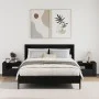 Mesitas de noche de pared 2 unidades negra 45x30x35 cm de , Mesitas de noche - Ref: Foro24-848314, Precio: 69,55 €, Descuento: %