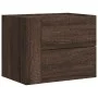 Mesita de noche de pared marrón roble 45x30x35 cm de , Mesitas de noche - Ref: Foro24-848337, Precio: 42,47 €, Descuento: %
