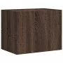Mesita de noche de pared marrón roble 45x30x35 cm de , Mesitas de noche - Ref: Foro24-848337, Precio: 42,47 €, Descuento: %