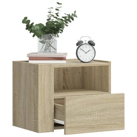 Wand-Nachttische, 2 Stück, Sonoma-Eiche, 45x30x35 cm. von , Nachttische - Ref: Foro24-848316, Preis: 68,35 €, Rabatt: %