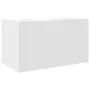 Organizador escritorio madera ingeniería blanco 44,5x24x25 cm by , Classification and organization - Ref: Foro24-848038, Pric...
