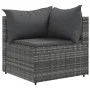 Set de sofás de jardín 11 pzas y cojines ratán sintético gris by , Garden sets - Ref: Foro24-3308338, Price: 713,67 €, Discou...