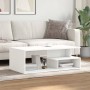 Mesa de centro madera de ingeniería blanco 102x55x35 cm by , Coffee table - Ref: Foro24-848010, Price: 73,19 €, Discount: %