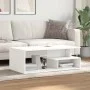 Weißer Couchtisch aus Ingenieurholz 102x55x35 cm von , Couchtisch - Ref: Foro24-848010, Preis: 72,07 €, Rabatt: %