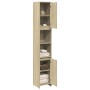 Armario de baño madera contrachapada color roble 30x30x183,5 cm by , Bathroom furniture - Ref: Foro24-849608, Price: 70,07 €,...