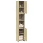 Badezimmerschrank aus Sperrholz in Eichenholzfarbe, 30x30x183,5 cm. von , Badezimmermöbel - Ref: Foro24-849608, Preis: 67,00 ...