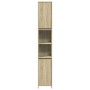 Armario de baño madera contrachapada color roble 30x30x183,5 cm by , Bathroom furniture - Ref: Foro24-849608, Price: 70,07 €,...
