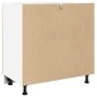 Unterschrank mit Schublade aus Sperrholz in Eichenfarbe 80x46x81,5cm von , Küchenschränke - Ref: Foro24-849615, Preis: 92,25 ...