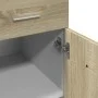 Unterschrank mit Schublade aus Sperrholz in Eichenfarbe 80x46x81,5cm von , Küchenschränke - Ref: Foro24-849615, Preis: 92,25 ...