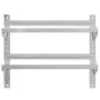 Edelstahl-Wandregal silber 75x40x60 cm von , Regale und Regale - Ref: Foro24-30312, Preis: 57,64 €, Rabatt: %